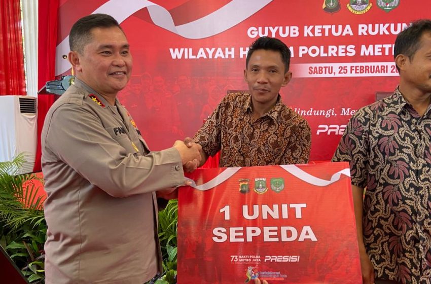  Guyub Rukun Ketua RW di Kota Tangerang, Kapolda Metro Titip Polisi RW