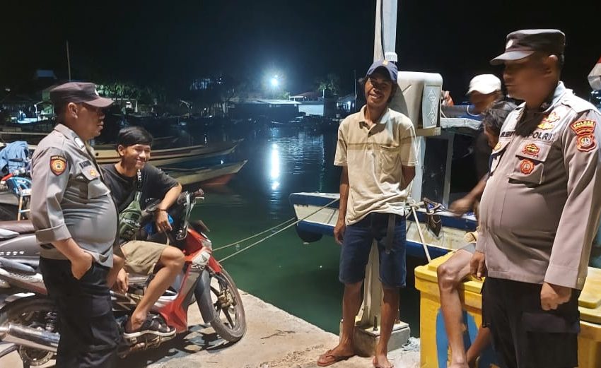  Cegah Kenakalan Remaja, Polsek Kepulauan Seribu Rutin Patroli Malam