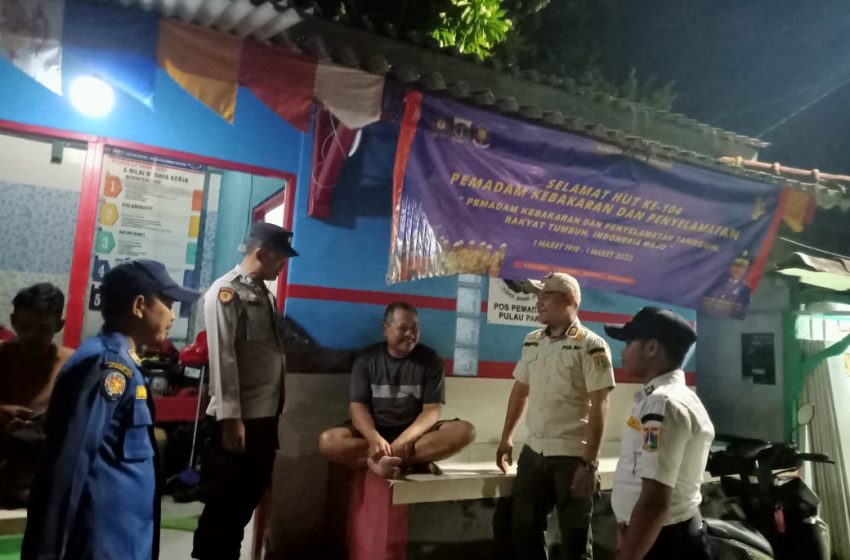  Patroli Malam Ramadhan Jaga Kamtibmas di Pulau Tidung