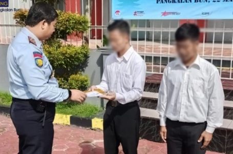 Dua Warga Binaan Lapas Kelas IIB Pangkalan Bun Mendapat Remisi Khusus Hari Raya Nyepi
