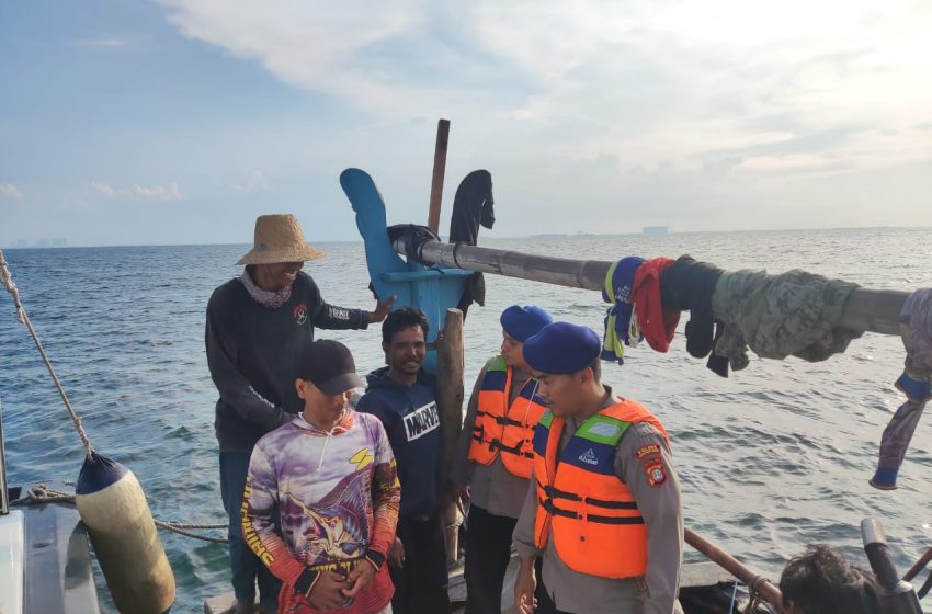  Patroli Perairan Polres Kepulauan Seribu Himbau Keselamatan Nelayan