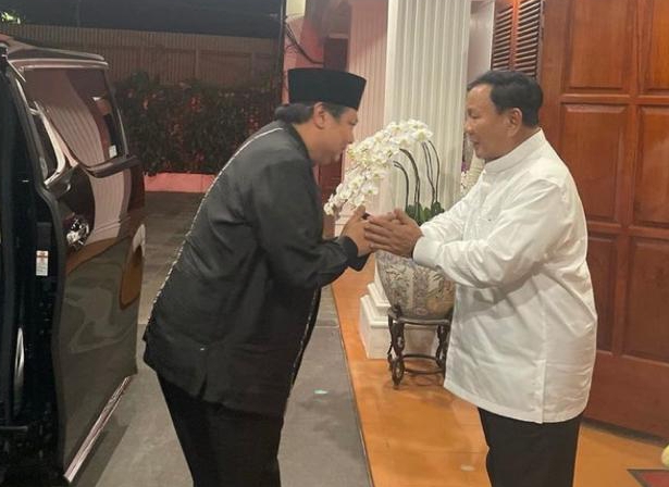  Pasca Bertemu Jokowi, Prabowo Lanjut Silaturahmi Lebaran dengan Aburizal dan Airlangga