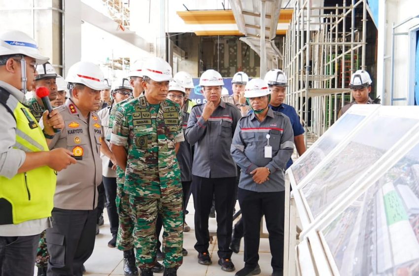  Pangdam Jaya dan Kapolda Metro Jaya Tinjau Pembangunan KCJB