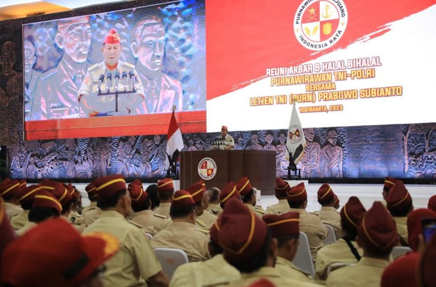  Satu Komando Dukung Prabowo, Purnawirawan TNI Polri Bersatu