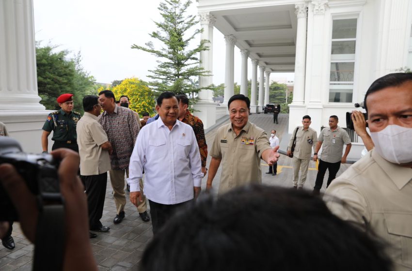  Kegiatan sebagai Menhan di PP Polri, Prabowo Hindari Bicara Politik