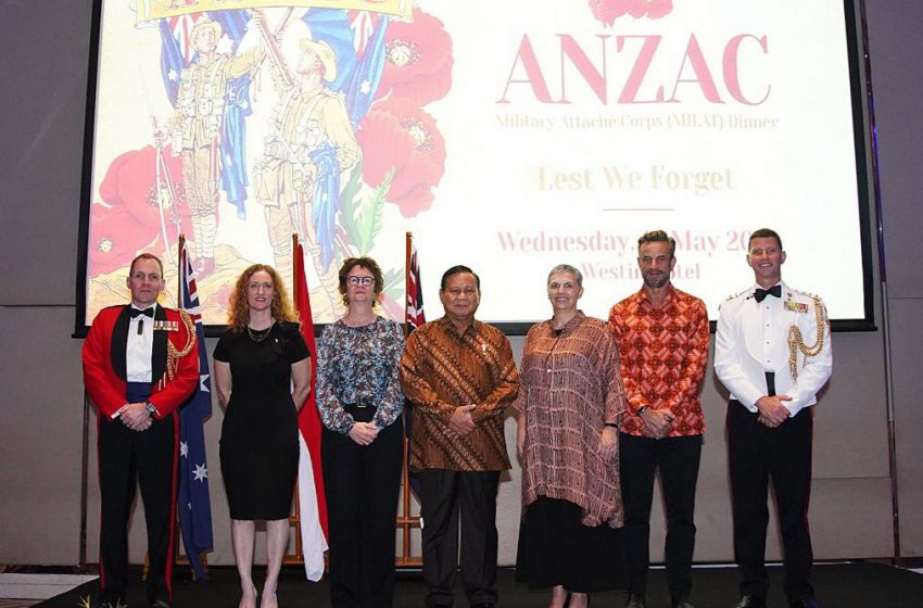 Hadiri ANZAC Day, Prabowo Jalin Hubungan Pertahanan dengan Australia-Selandia Baru