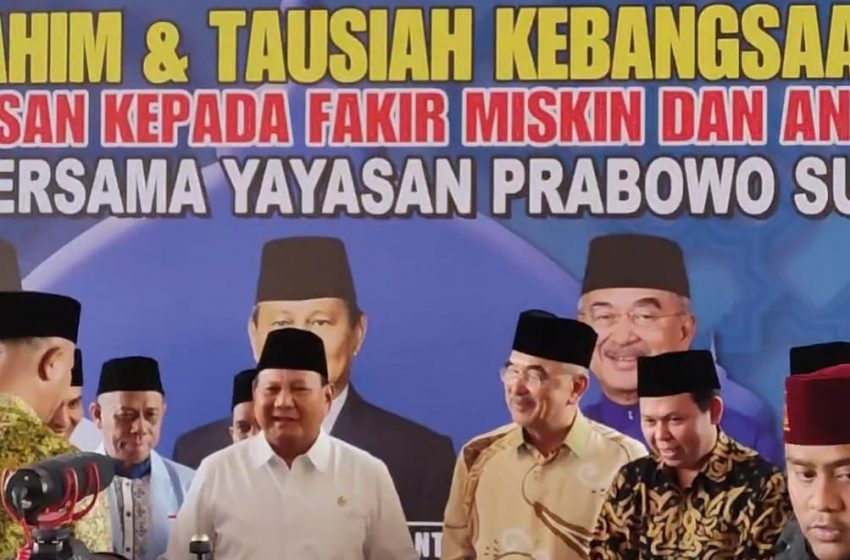  Presiden Dunia Melayu Dunia Islam: Prabowo Banyak Bantu Orang Miskin