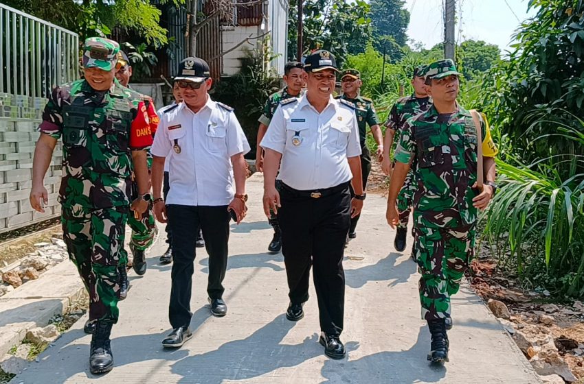  Tim Wasev Mabes TNI AD Apresiasi Kinerja Satgas TMMD 116 di Wilayah Kodim 0507/Bekasi
