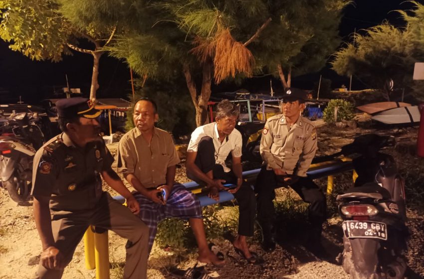  Polsek Kepulauan Seribu Gelar Patroli Malam di Pulau Lancang untuk Peningkatan Keamanan