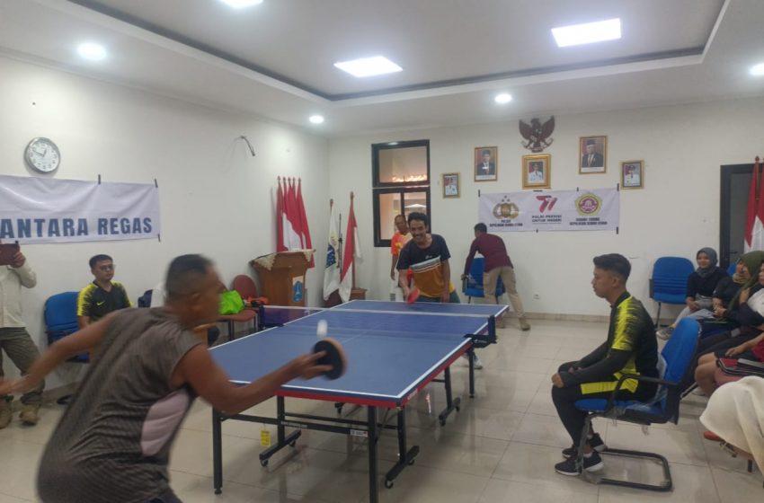  Turnamen Kapolsek Cup Memperingati HUT Bhayangkara ke-77, Polri Presisi untuk Negeri dan Pemilu Damai 