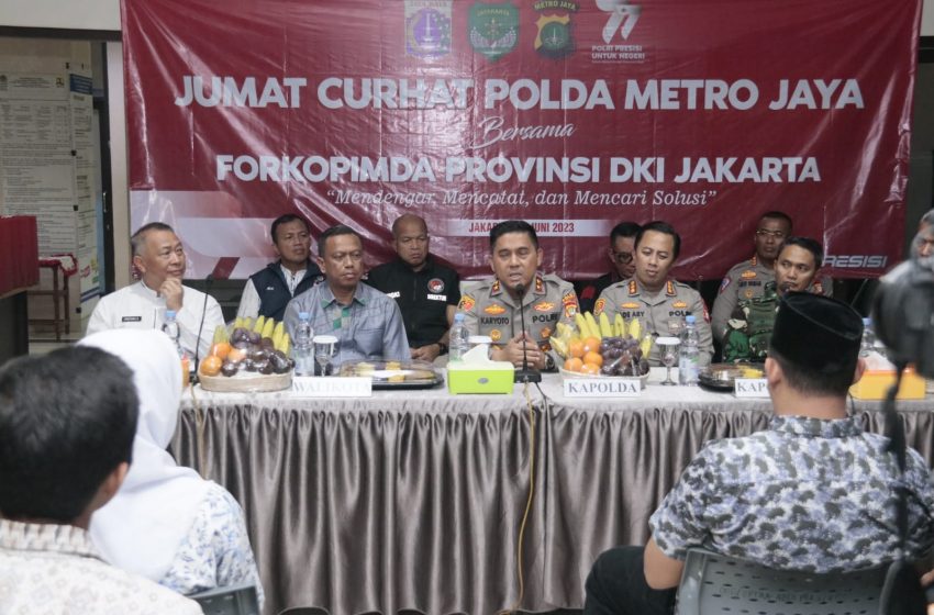  Cegah Tawuran, Kapolda Metro Jaya Serap Aspirasi Warga Pesanggrahan