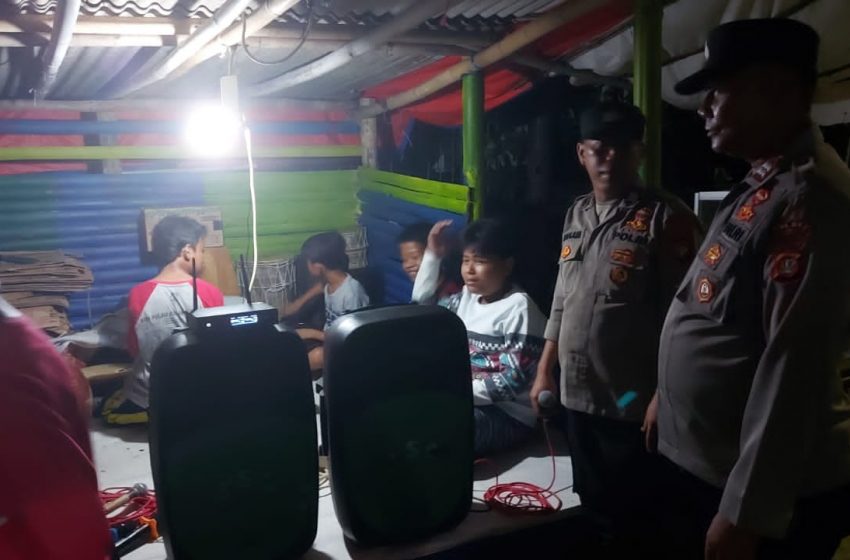  Patroli Malam Presisi Menciptakan Kondisi Aman dan Himbauan kepada Remaja