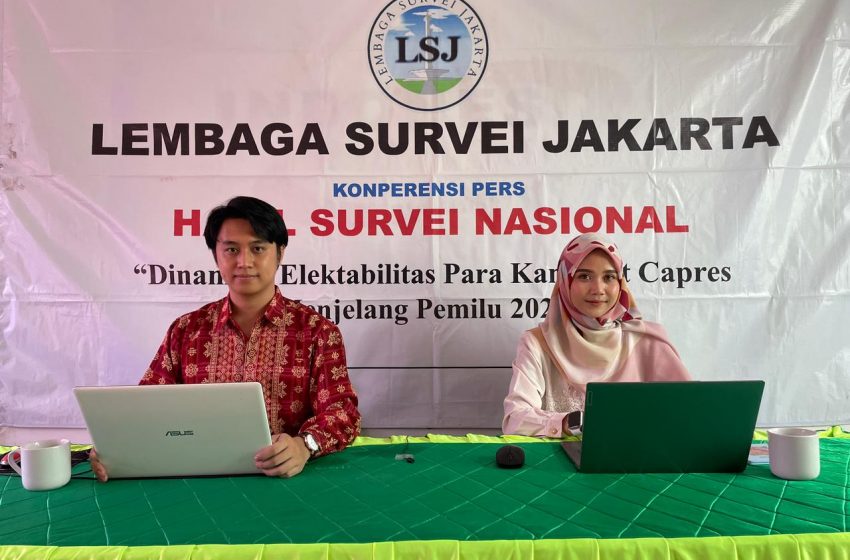  Survei LSJ: Prabowo Unggul Head to Head Capai 52,4% dan 56,2 dari Ganjar dan Anies