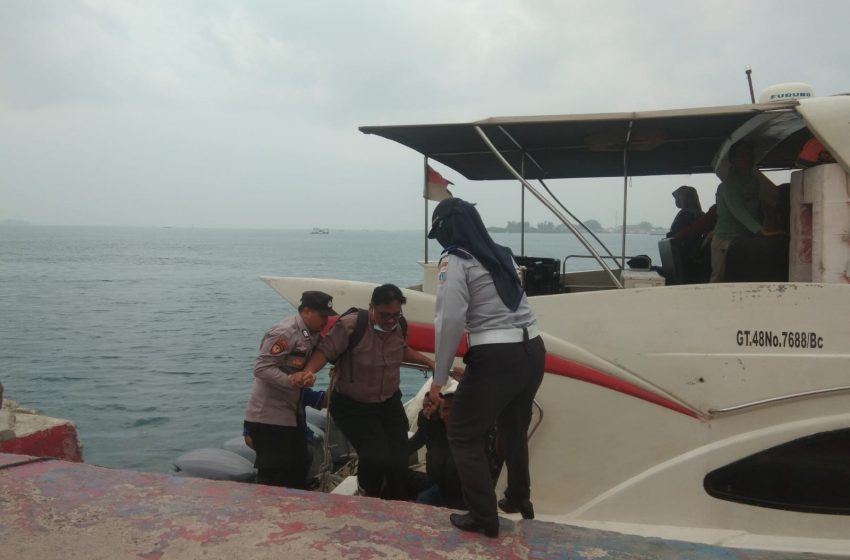  Polsek Kepulauan Seribu Utara Gelar Pengamanan Dermaga di Pulau Pramuka