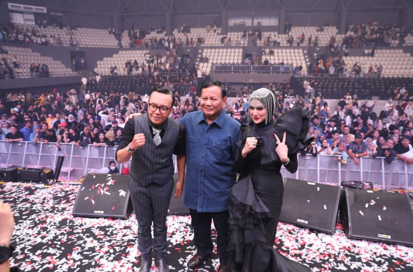  Sambutan Meriah Penonton Konser Ari Lasso saat nama Prabowo disebut