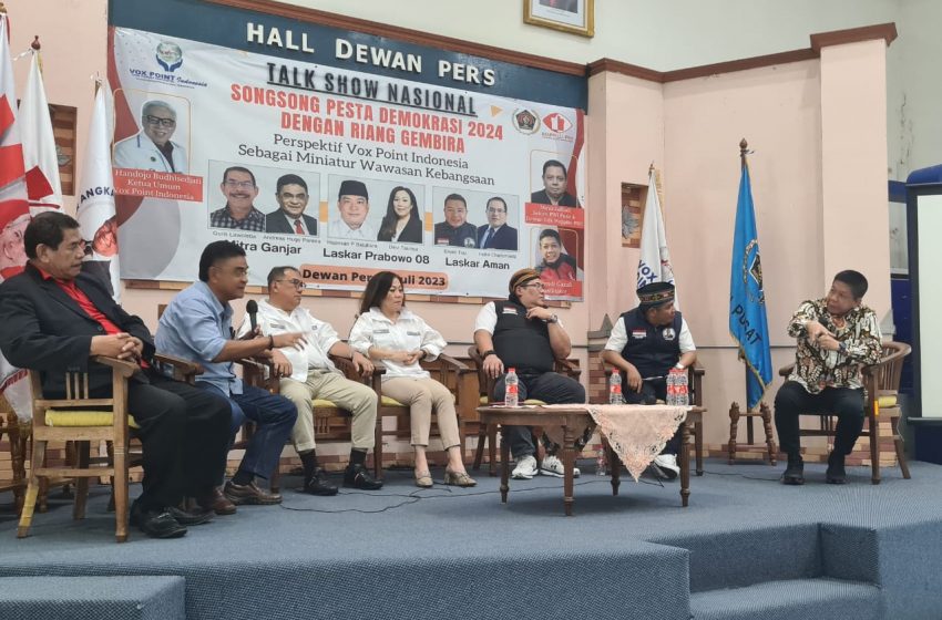  Pendukung Prabowo, Ganjar, dan Anies Bersatu Serukan Pemilu Damai