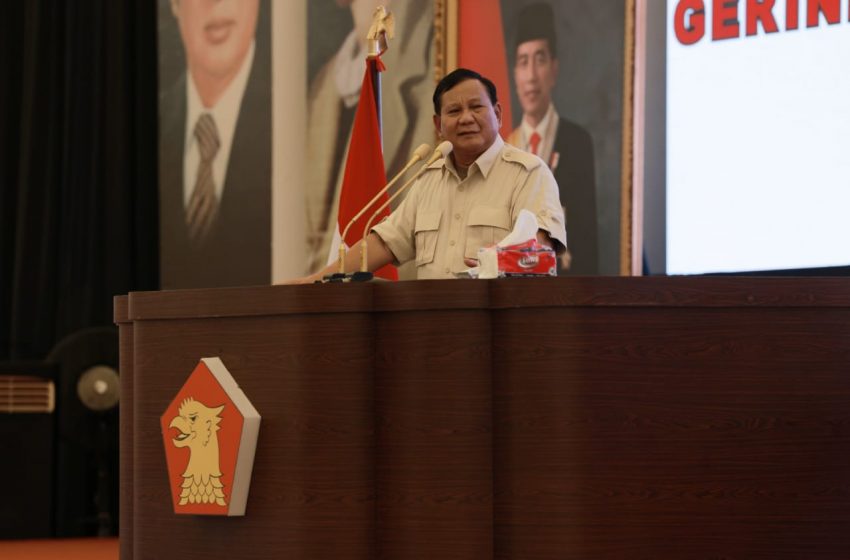  Prabowo Beri Ucapan Selamat Ulang Tahun ke Sekjen Partai Gerindra