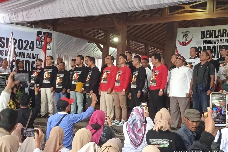  Gerrak PPRI 24 Deklarasi di Slipi Jakarta, Prabowo Mania 08 Deklarasi di Jabar