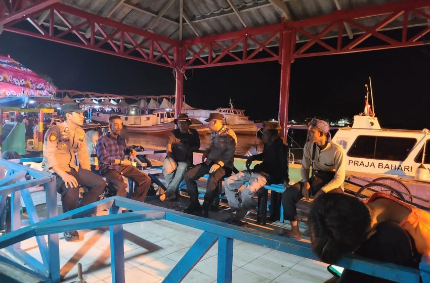 Polsek Kepulauan Seribu Utara Gencar Gelar Patroli Malam di Pulau Pramuka 
