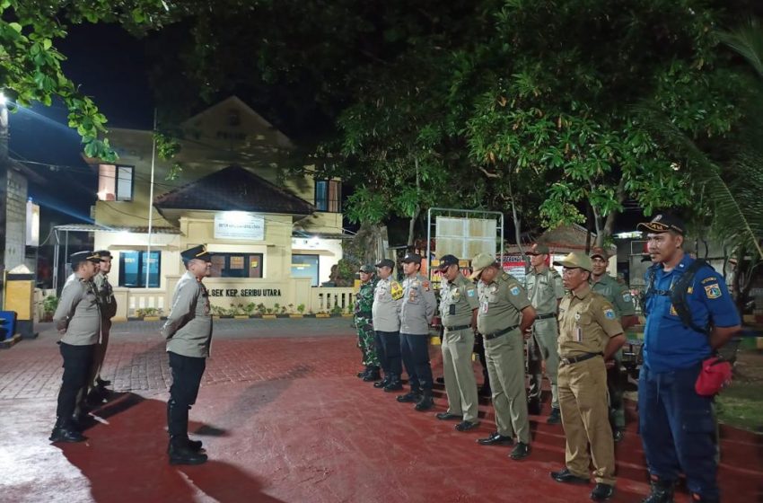  Patroli Malam Presisi Himbau Warga Cegah Gangguan Ketertiban di Pulau Kelapa dan Pulau Harapan