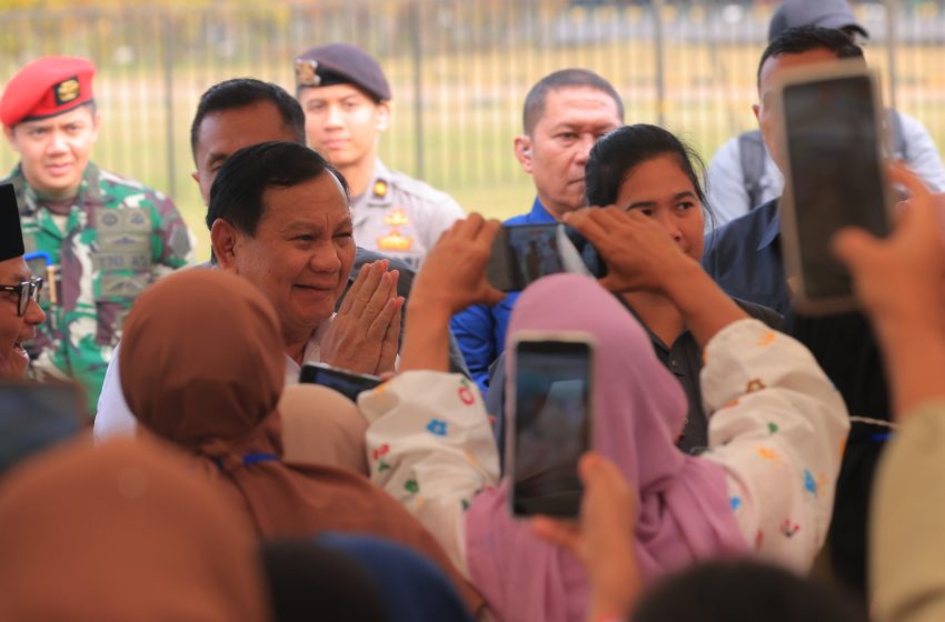  Prabowo Didoakan Sehat oleh Warga Kota Malang Agar Kelak Pimpin Indonesia