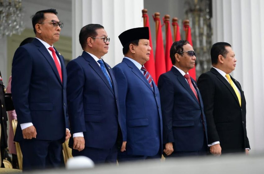  Prabowo Hadiri Pelantikan Calon Perwira Remaja TNI-Polri di Istana