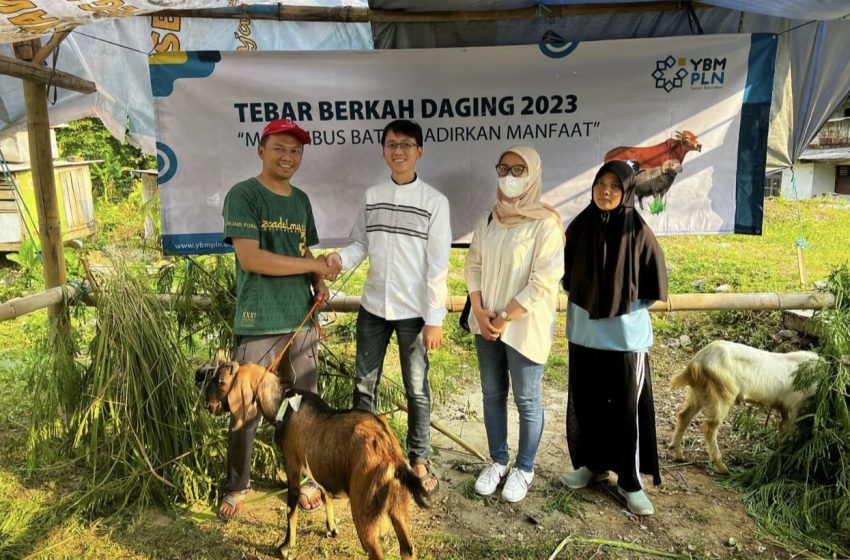  YBM PLN UP2B Jakarta dan Banten Berbagi Kebahagiaan, “Tebar Berkah Daging 2023”