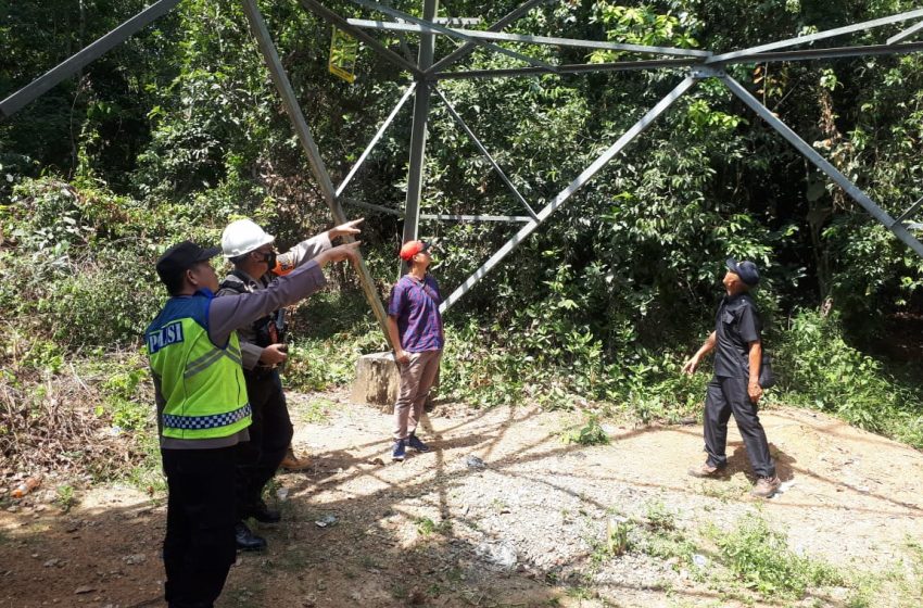  Pulau Sumatera Bisa Kekurangan Daya, Besi Penyangka SUTT PLTU Banjarsari Dicuri