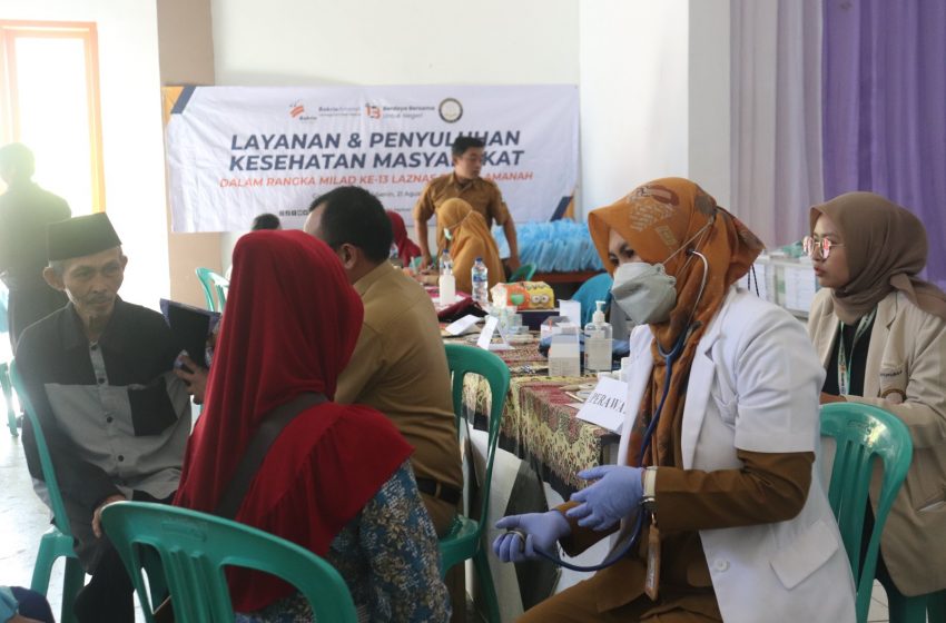  Kolaborasi LAZNAS Bakrie Amanah, PKM Universitas Garut dan Pustu Cihaur Kuning Berikan Layanan Kesehatan Masyarakat