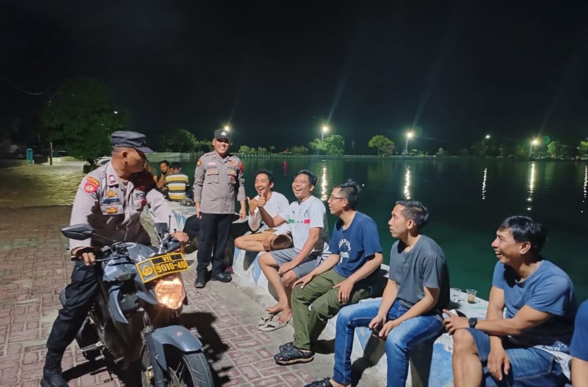  Polsek Kepulauan Seribu Utara Gelar Patroli Malam Polri Presisi