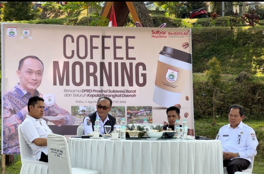  Gelar Coffee Morning, Pj. Gubernur Sulbar Ajak DPRD Fokus Wujudkan Sulbar Malaqbi