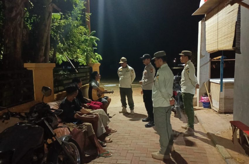  Polsek Kepulauan Seribu Selatan Gencar Lakukan Patroli Malam di Pulau Pari