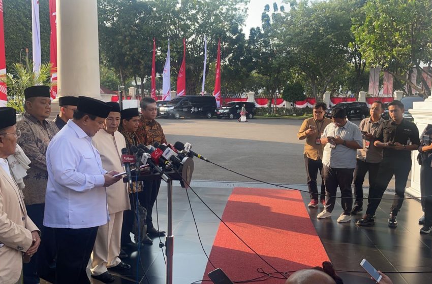  Prabowo dan Habib Lutfi Bertemu Jokowi di Istana, Lapor Persiapan RI jadi Tuan Rumah Mukhtamar Sufi Sedunia