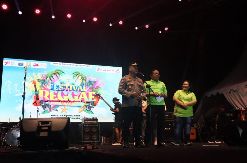  Kapolres Kepulauan Seribu Himbau Kamtibmas dan Ajak Pihak Keamanan Festival Reggae Bersikap Humanis