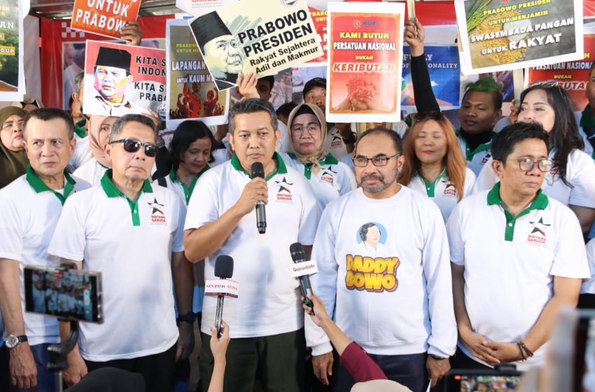  Relawan Bintang Garuda Deklarasi Dukung Prabowo Presiden di 2024