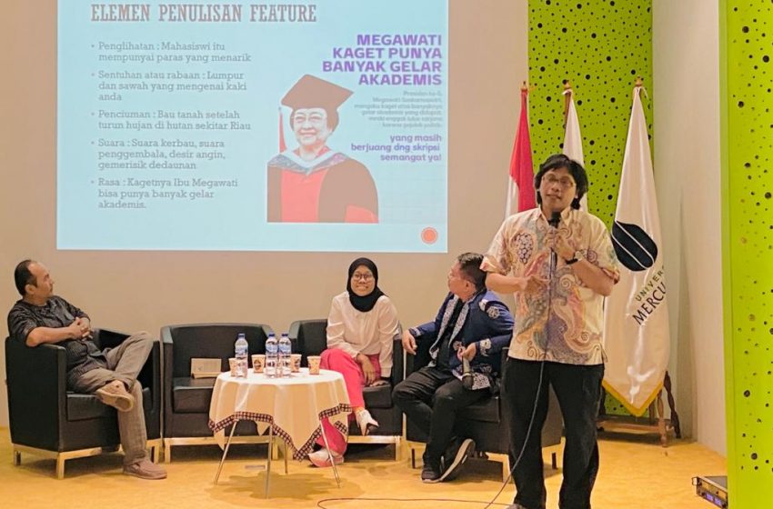  PWI Jaya Tularkan Skill Storytelling Ke Mahasiswa UMB