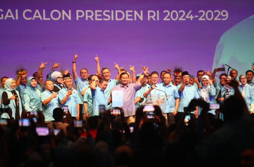  Di Acara Partai Gelora, Prabowo Berpantun: Kalau Ada Teman Baru, Teman Lama Dilupa Jangan