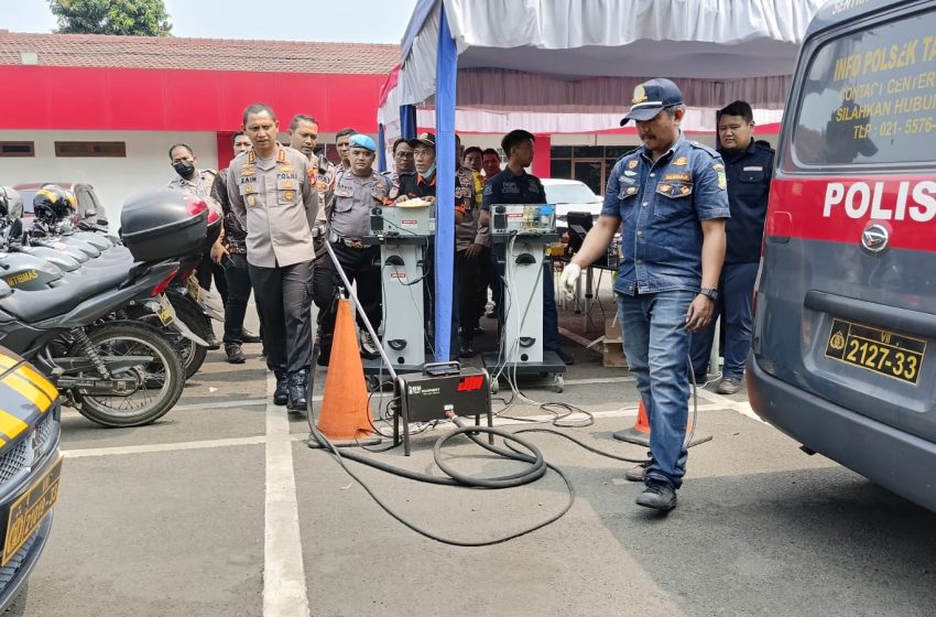  Uji Emisi Kendaraan Dinas Polres Metro Tangerang Kota, Kapolres: Tak Lolos Langsung Perbaiki dan Uji Ulang