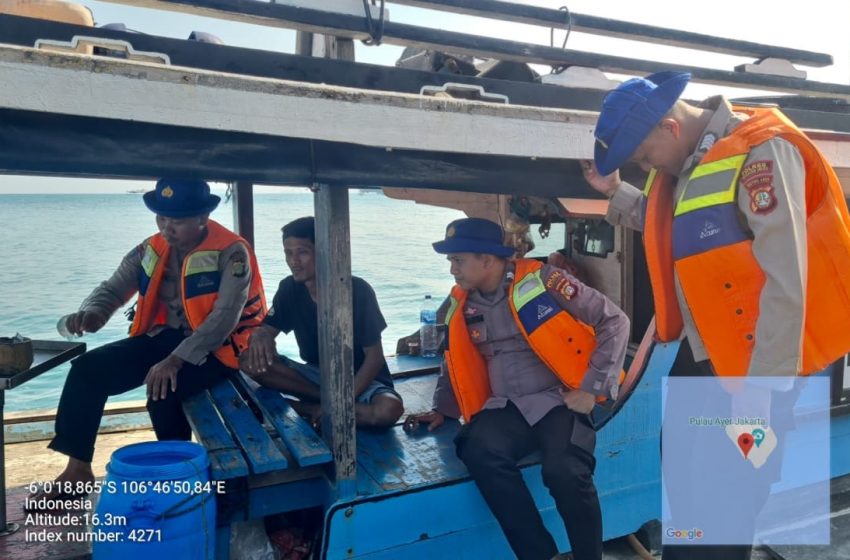  Satuan Polair Polres Kepulauan Seribu Tingkatkan Keamanan di Perairan Pulau Ayer