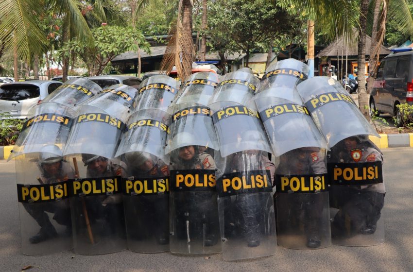 Kabag Ops Polres Kepulauan Seribu Pimpin Latihan Dalmas Persiapan Pengamanan Pemilu