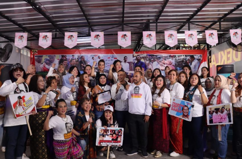  Relawan Emak-Emak Cinta Prabowo Resmi Deklarasi Dukung Prabowo di Pilpres 2024