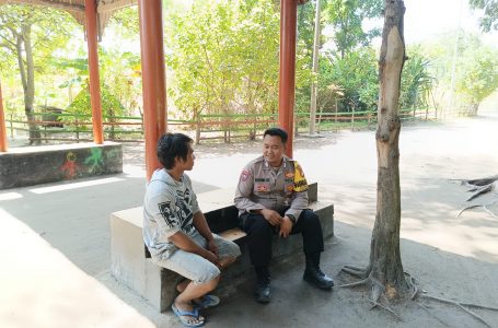 Bripka Khohim Chovivi Sambangi Pulau Pari, Ajak Masyarakat Manfaatkan Layanan Call Centre Polri 110 dan Super App