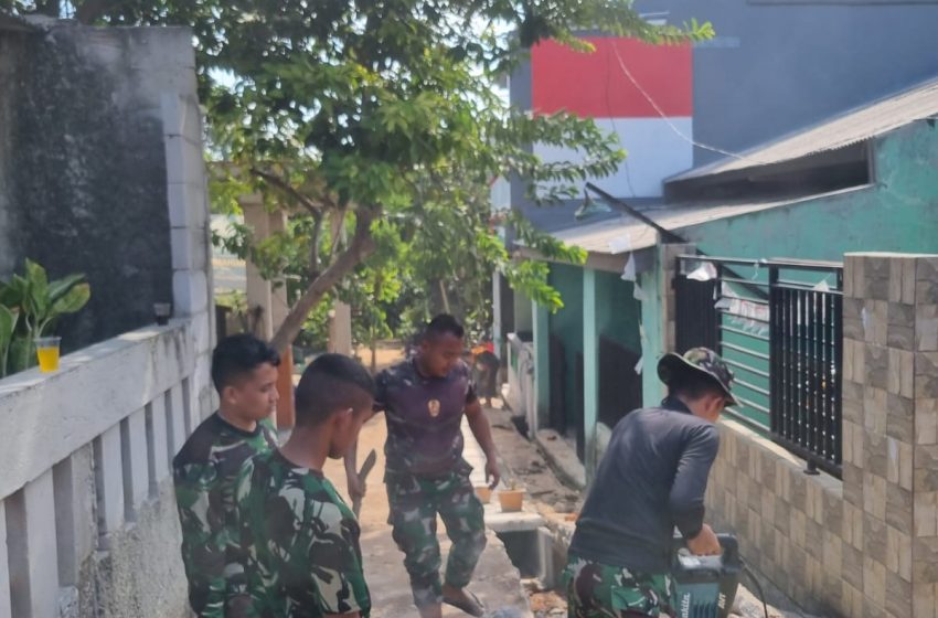  Program Satgas TMMD ke-118 Melaksanakan Kegiatan di Kelurahan Rangkapan Jaya