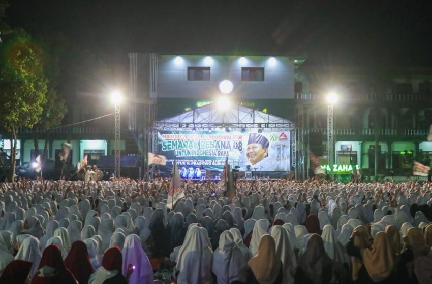  Ribuan Nyai, Ning, dan Santri dj Jatim Deklarasi Dukung Prabowo: Istiqomah pada Kebaikan