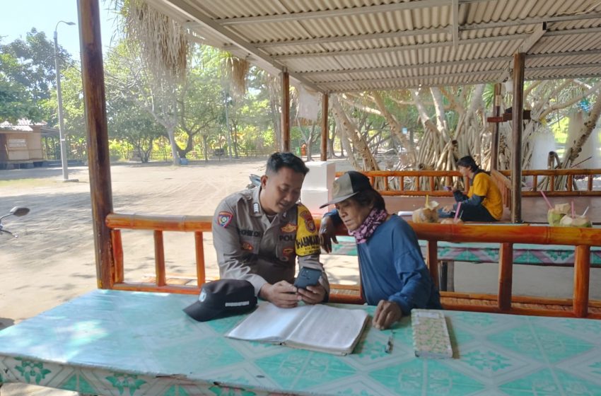  Bhabinkamtibmas Polres Kepulauan Seribu Sosialisasikan Layanan Call Center 110 POLRI