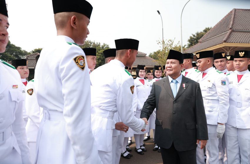  Menhan Prabowo Hadiri Upacara Hari Kesaktian Pancasila