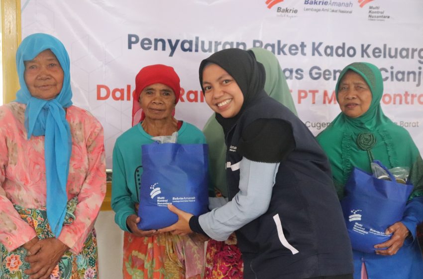  Rayakan HUT ke-39, MKN berbagi Paket Kado untuk Penyintas Gempa Cianjur