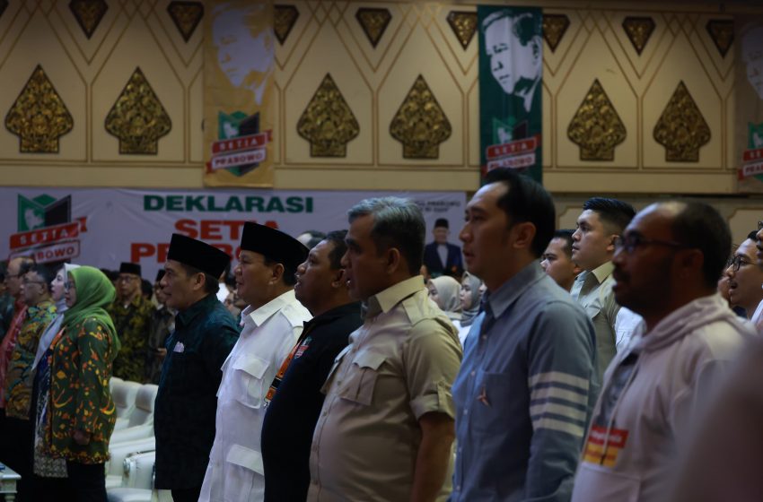  Relawan ‘Setia Prabowo’ Alumni HMI Deklarasi Dukungan: Pemimpin yang Rangkul Semua Pihak