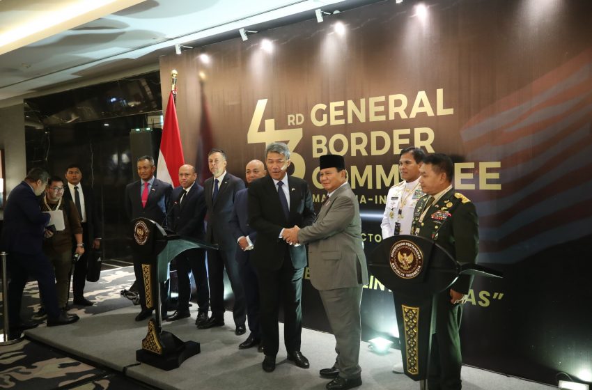  Prabowo dan Menhan Malaysia Hadiri Sidang ke-43 GBC Malindo