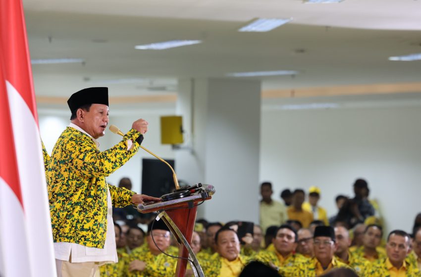  Kenang Ayahnya, Prabowo: Dia Jadi Menteri Keuangan di Usia 31 Tahun
